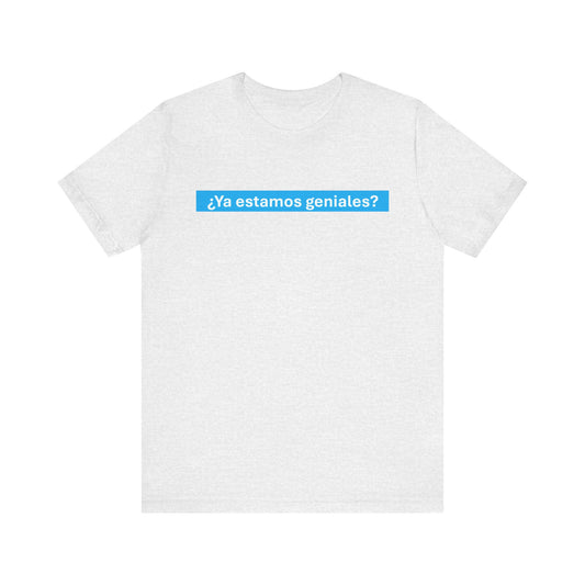 Unisex Jersey Short Sleeve Tee - Are We Great Yet? - Spanish