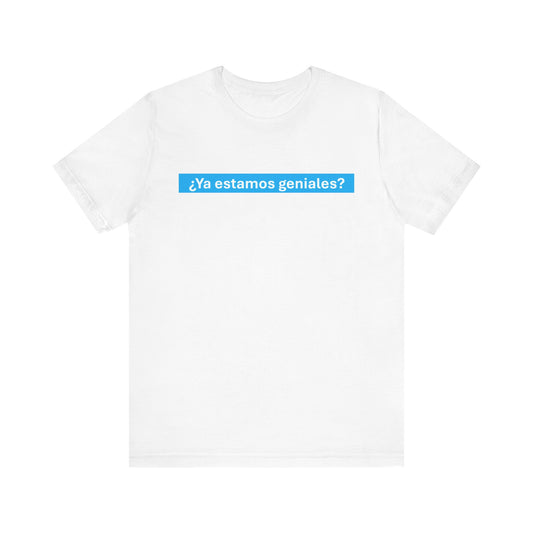 Unisex Jersey Short Sleeve Tee - Are We Great Yet? - Spanish
